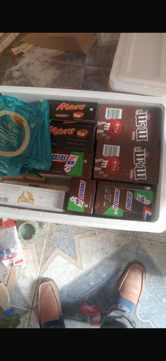 Chocolates and confectionery prepared for vessel delivery