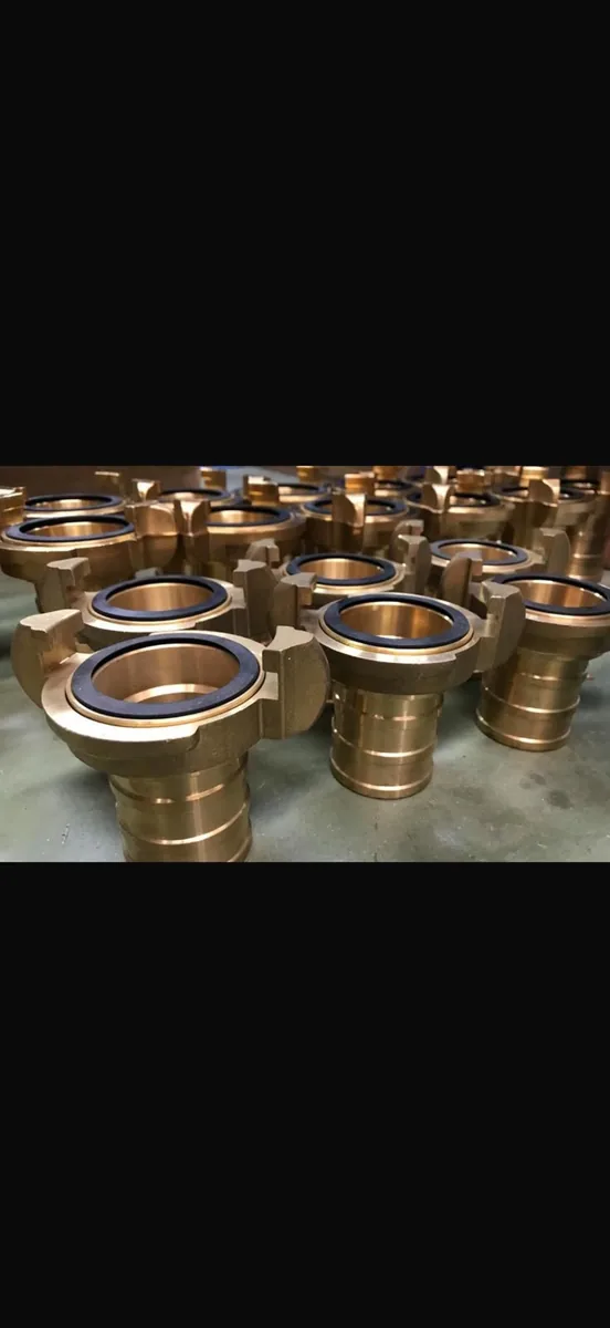 Marine hose couplings for deck and engine requirements